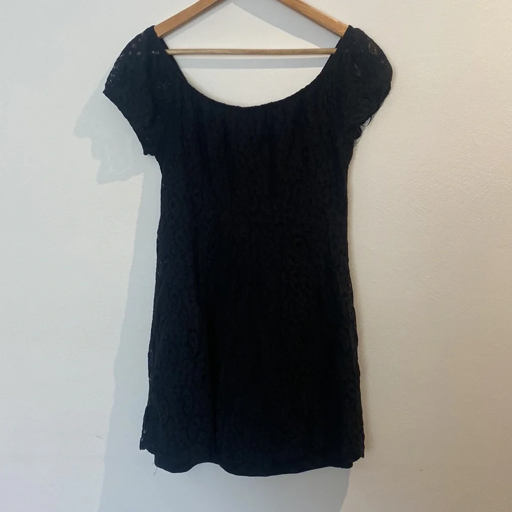 Jay Jays - Black lace button up Dress - Size 12 - Picture 5 of 6